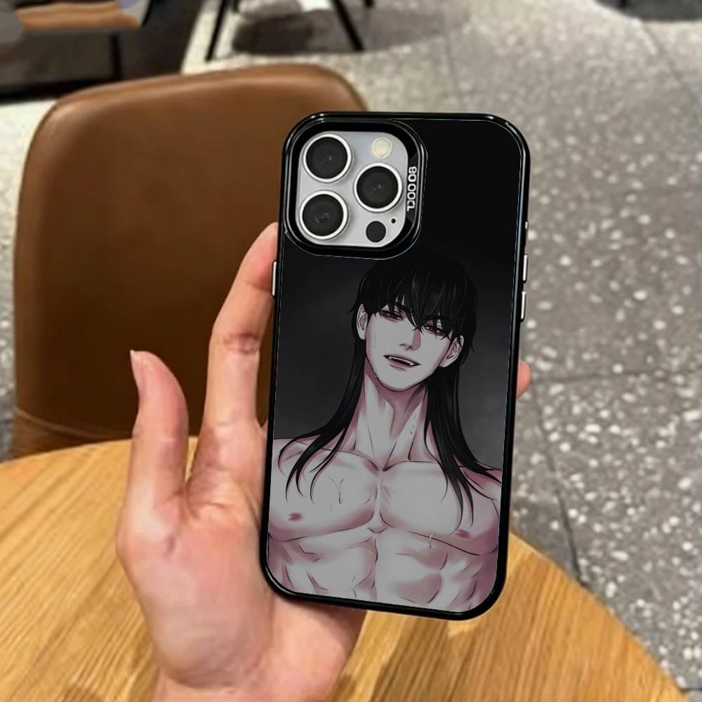 

BL The G-Ghost s Nocturne Phone Case For iPhone17,16,15,14,13,12,11 Plus,Pro Max Colored Silver Plated Inside Cover iPhone17air