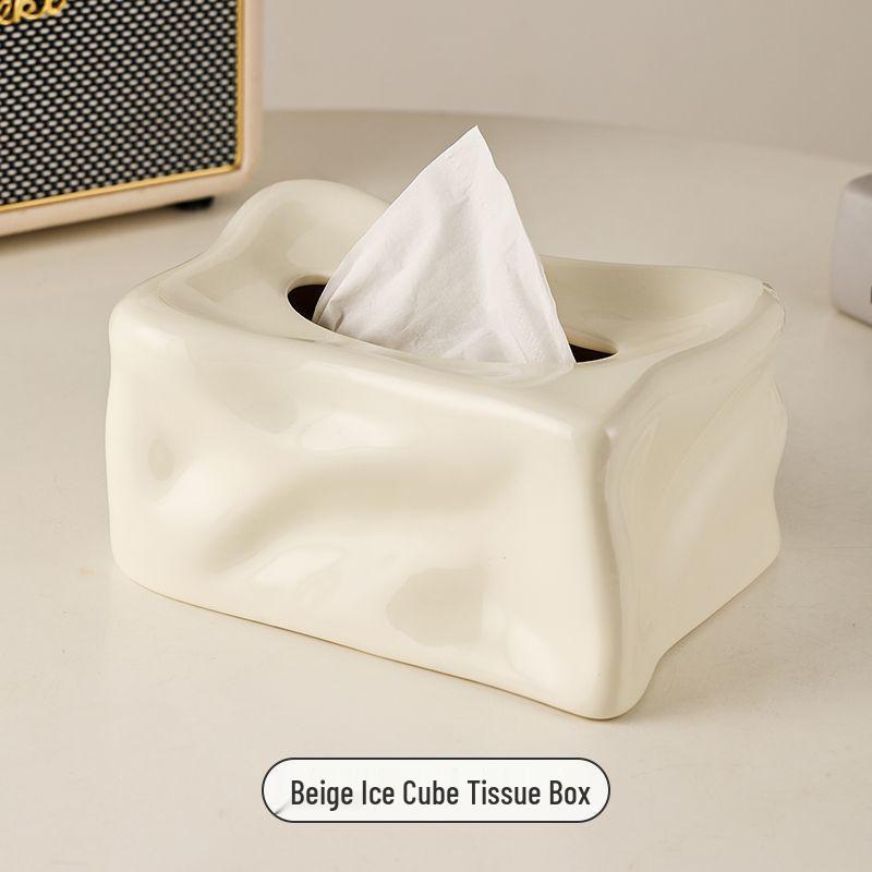 Elegant Ceramic Tissue Box - Luxury Creative Living Room Decor