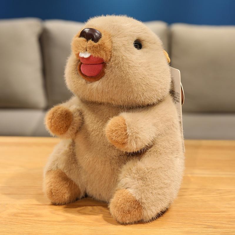 Nezha Groundhog Plush Toy: Children's Pillow and Soothing Doll Birthday Gift