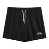 Li Ning Brand Logo Comfortable Soft Quick-Dry Mid-Waist Casual Shorts Women Shorts Black AKSV710-1