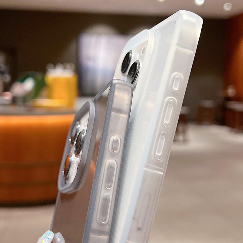 Rectangular Clear Case For iPhone 17 16 15 Pro Max 14 13 12 Pro Max 11 Shockproof Camera Lens Protection Soft TPU Phone Cover