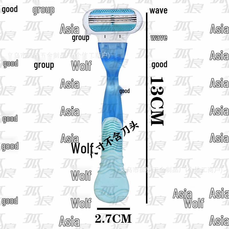 Women's Multi-layer Stainless Steel Razor for Face & Underarm Hair Removal