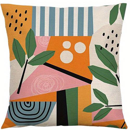 Home Decor Abstract & Animal-Patterned Pillow Covers Pattern Cushion Cover Suitable for Sofa Bedroom Car Pillow Cover
