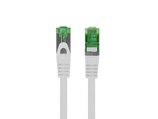 Patchcord Lanberg S/FTP kat.7 0,5m LSZH CU fluke passed szary