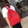 Rose Pattern Women Ladies Canvas Shoulder School Bag Girls Backpack Satchel