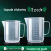 ZISIZ Commercial Plastic Measuring Cup with Scale