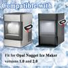 Strong Magnetic Ice Scoops Holder with Adhesive Strips Quick Installation Stand for Ice Makers Commercial and Home Use