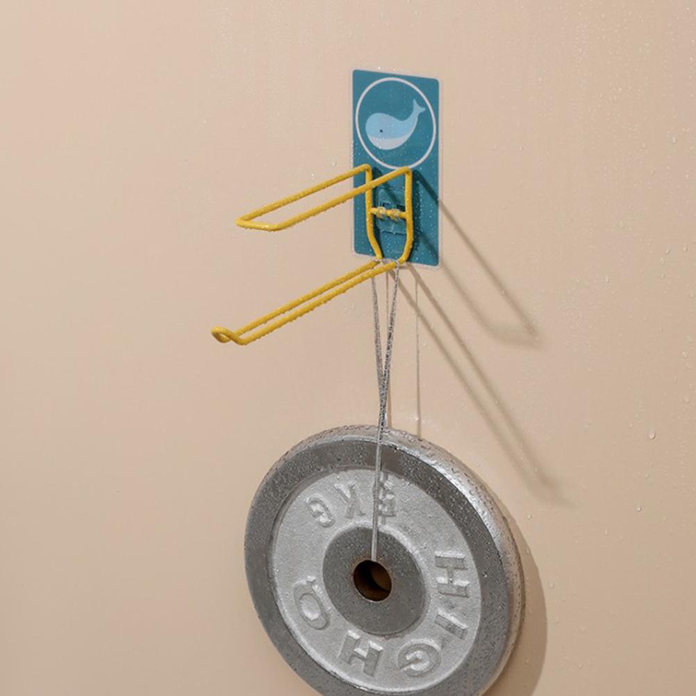 Multifunctional Wall Storage Hook Punch Free Waterproof Hanger Traceless with Cartoon Patterns for Bathroom Kitchen