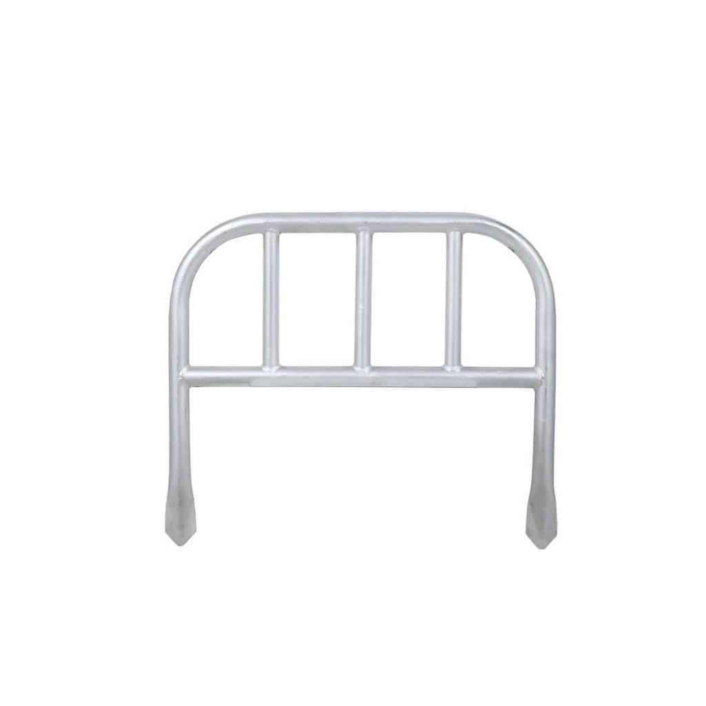 Dulton Galvanized Garden Edge Fence S A sturdy fence that stands out against your exterior structure Barricade Building material Garden Garage Height