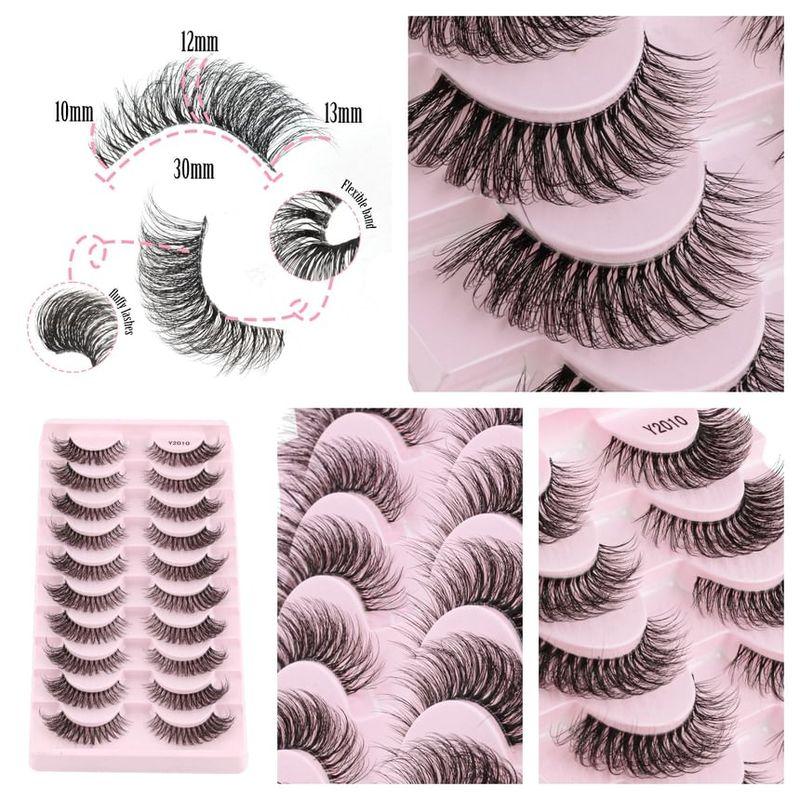 Lashie - Natural / Dense Multipack False Eyelashes (Various Designs)