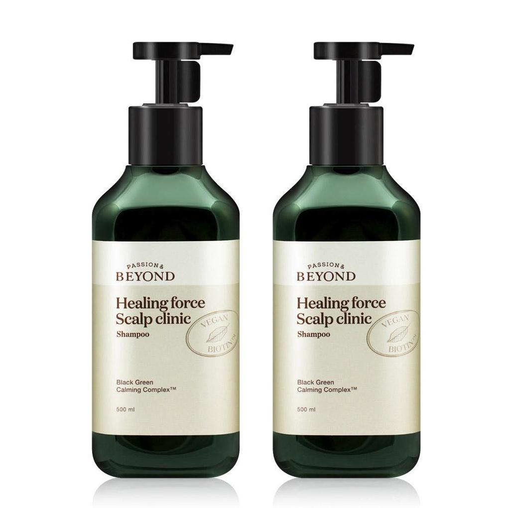 Beyond Healing Force Scalp Clinic Shampoo 500x2 Vegan Dandruff & Hair Loss Care