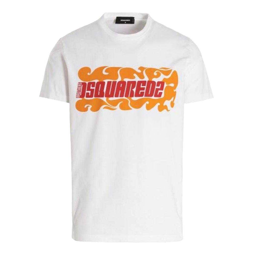 DSquared2 Unisex Adult Flame Logo T-Shirt