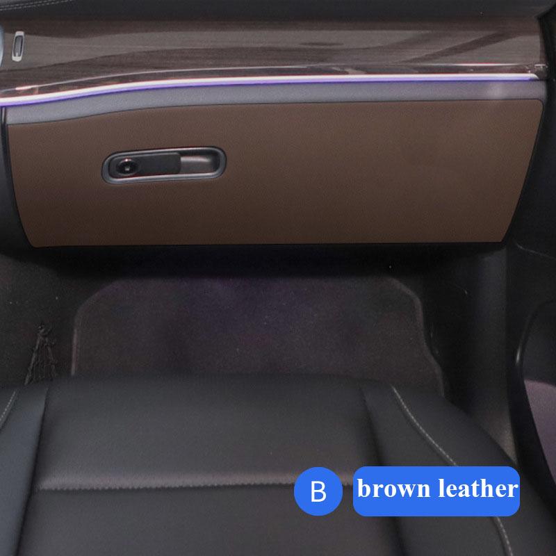 Leather Carbon Fiber Sticker Door Anti Kick Cover Mat For Mercedes Benz GLE W166 W167 V167 GLE350 GLE450 GLE Coupe C292 C167