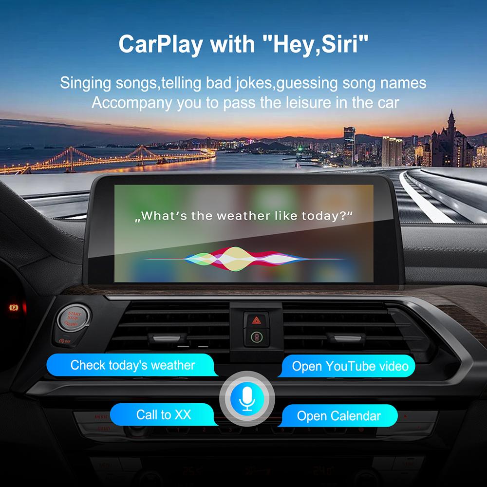 ANYFAR Wireless CarPlay Android AUTO For BMW NBT CIC System For BMW 5 Series F10 F11 2011-2017 NBT CIC Systems Support Phase Airplay