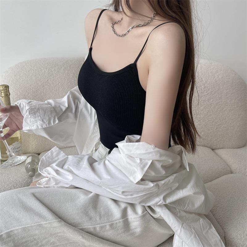 Women's Summer Camisole Short Slim Casual Vest