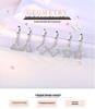 Silver-Plated Triangle Star Earrings with Micro-Paved Zirconia - Cute Women’s Ear Cuffs and Clips Jewelry