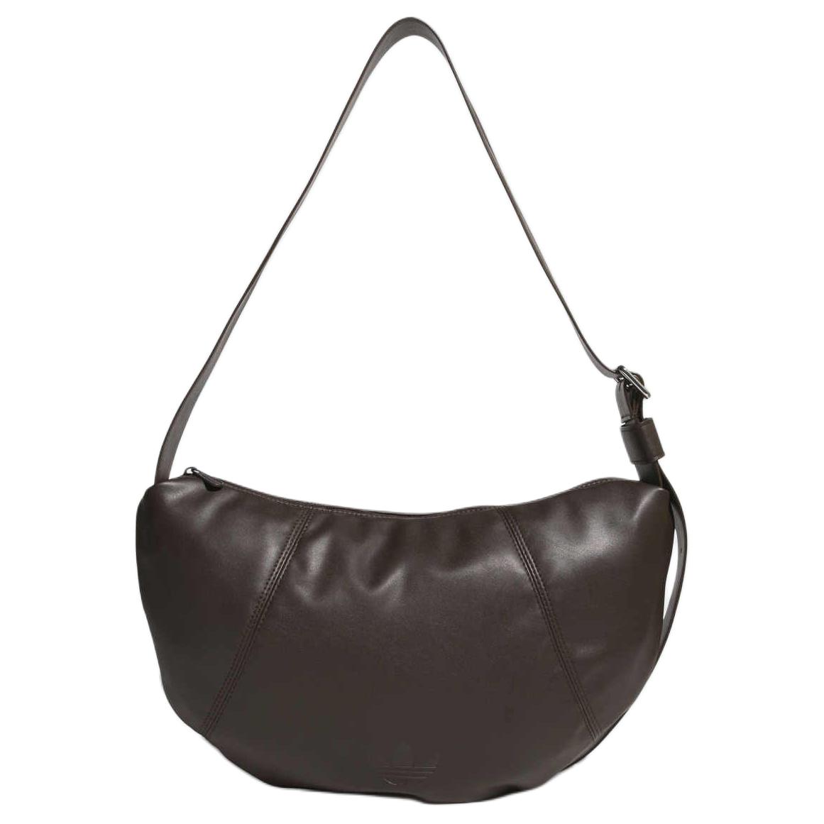 

Adidas Originals Sporty Zipper Adjustable Shoulder Strap Shoulder Bag Medium Unisex Shoulder Bag Dark-Brown Light-Brown KQ5551 Dark Brown