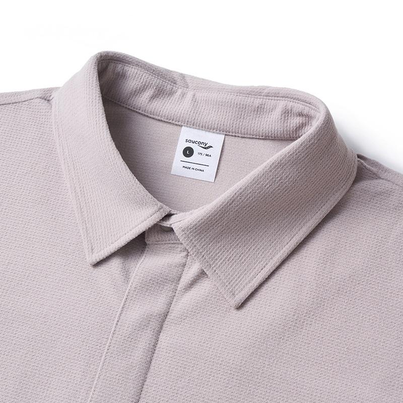 Saucony SS24 Shirt Men's Light Khaki SC2249040A-KH01