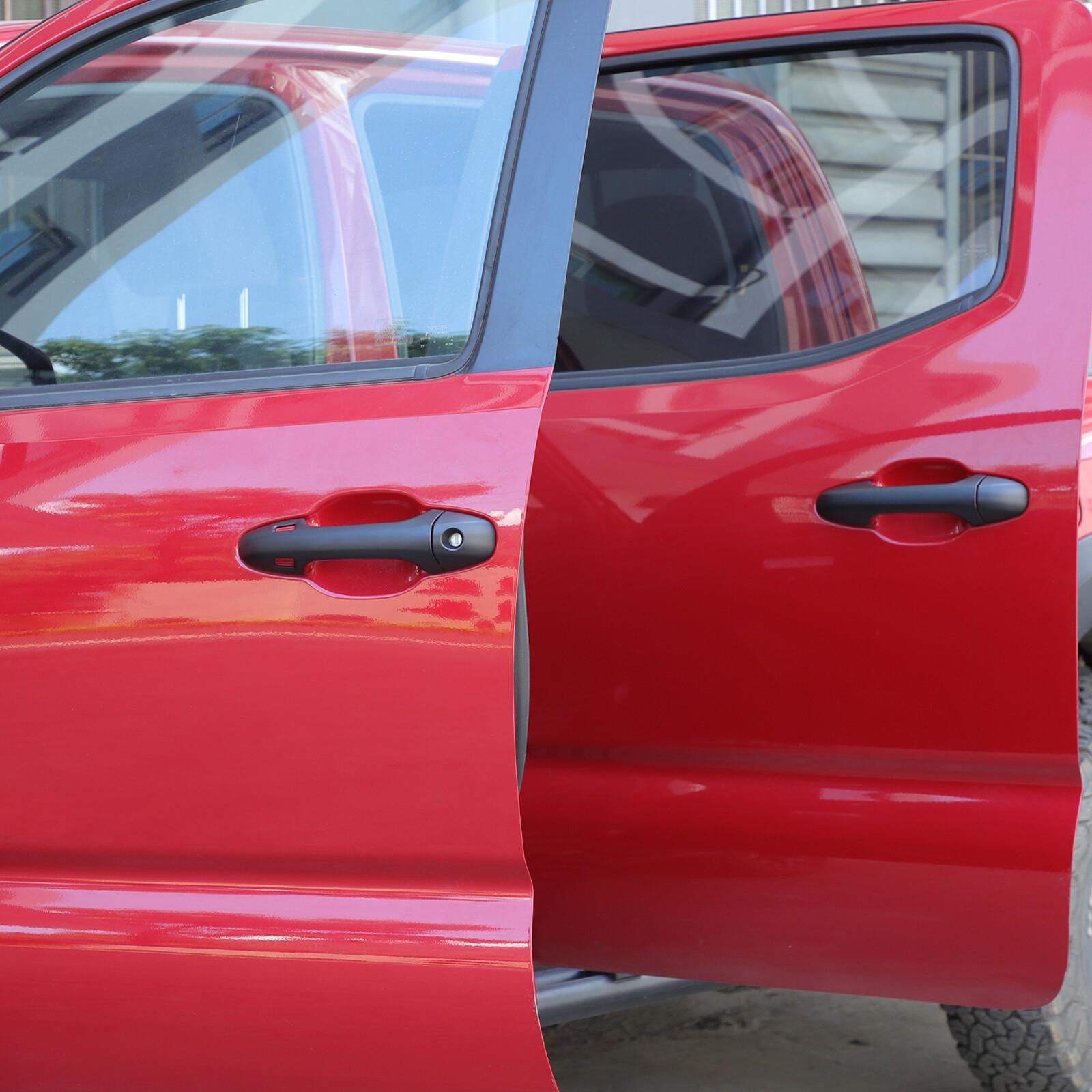 Matte Black ABS Side Door Handle Cover Trim For Toyota Tacoma 2015-