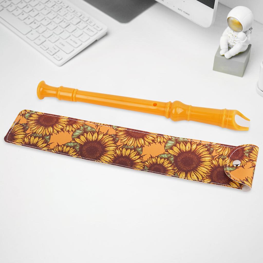 Jasenna Soprano Recorder, 8-Hole C Key, for Elementary School Students and Beginners, Includes Cleaning Stick, Fingering Chart, and Leather Storage