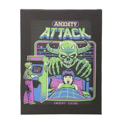 Anxiety Attack Canvas Plaque