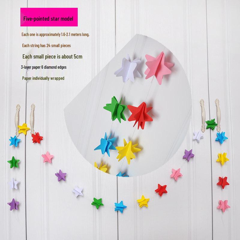 Christmas Ribbon Pull Flowers & Hanging Ornaments for Birthday and Classroom Décor