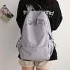 Korean Style Waterproof Nylon Backpack for Men and Women - Versatile, Large Capacity School and Travel Bag
