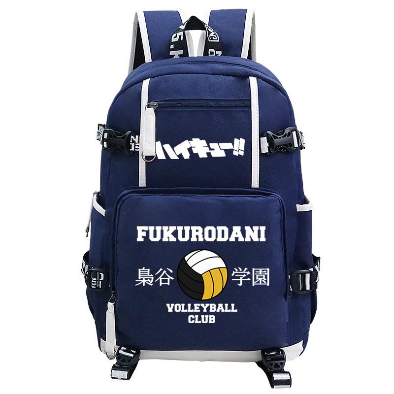 Japanese Cartoon Print Teen Student Schoolbag Outdoor Leisure Large Capacity Travel Backpack