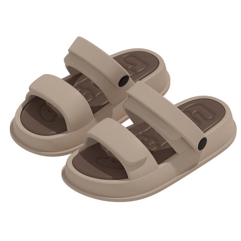 Модная обувь женская 2024 тренд модные летние шлепанцы толстая подошва EVA тапочки — фото 6