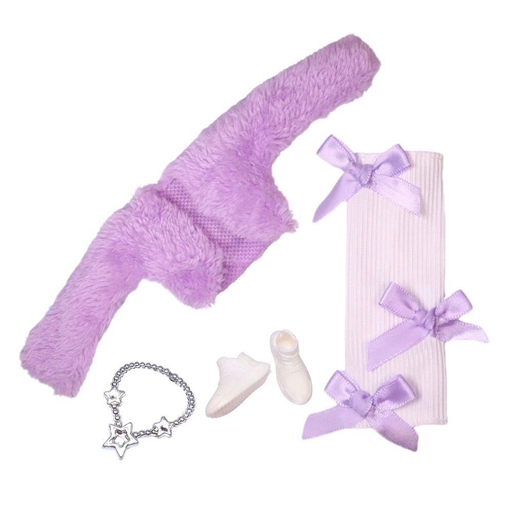 DIY Accessories Doll Elegant Dresses Fashion Plush Coat for 1/6 BJD 11.5" Dolls