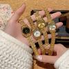 Goldene Uhr Nische Damen Retro Damen Uhr Vielseitig Lässig Hohes Niveau