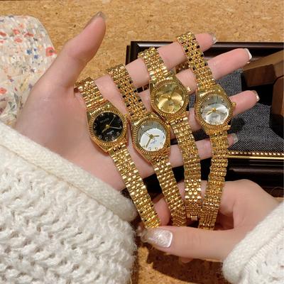Gold Watch Niche Ladies Retro Women's Watch Versatile Casual High Sense