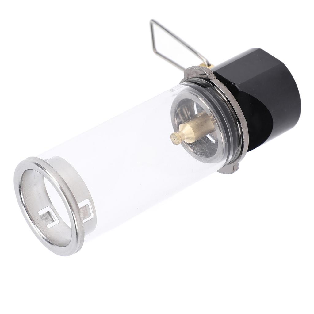 Camping Gas Lantern Aluminum Alloy Brass Glass Outdoor Gas Tent Lamp Vintage Gas Candle Lamp for