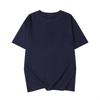 Heavyweight 200g Pure Cotton Drop Shoulder Unisex White Half Sleeve T-Shirt