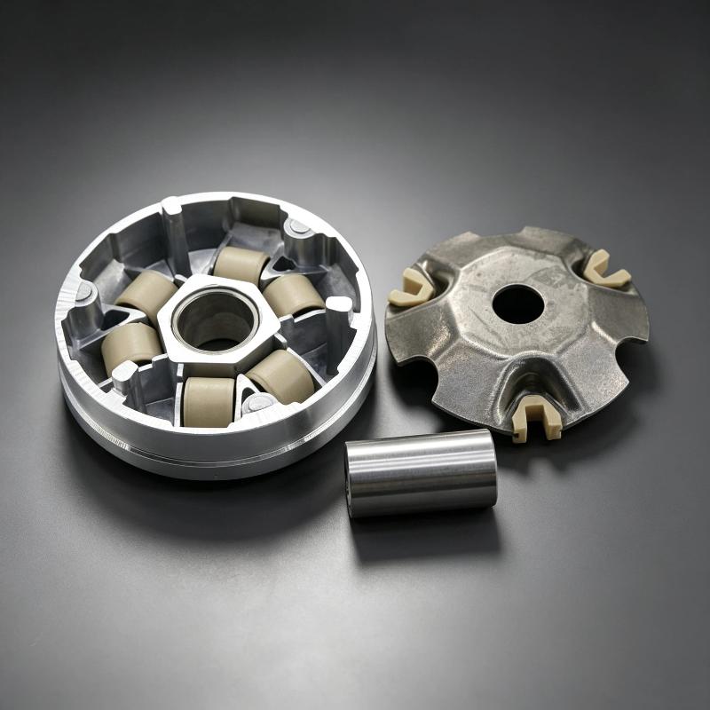 Aluminum Alloy Scooter Variator Clutch Assembly with High Hardness Wear Resistant Rollers for Off-road Scooter Use
