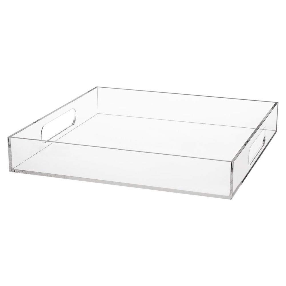 

Современный декоративный лоток для хранения, акриловый лоток для демонстрации ювелирных изделий с ручкой для сережек, ожерелий, вместимость для хранения и организации чистый