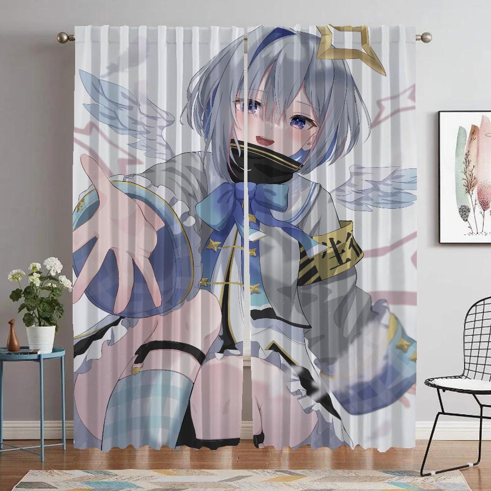 Myggnät för Kamera Hololive Gardiner Barnrum Halloween Dekoration Rullgardiner Avdelare Mörkläggningsgardin Vardagsrum