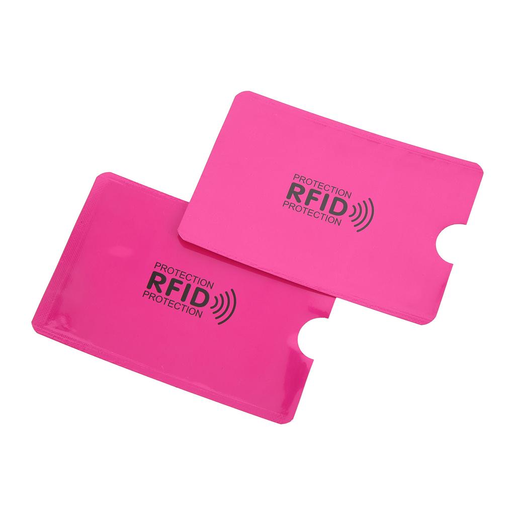 100 Pcs Card Blocking Sleeves Snug Fit Foil Anti Scan Theft Magnetic Protection Portable Protection Card Holder