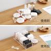 Grid Cosmetic Storage Box Dormitory Desktop Data Cable Finishing Box Can Be Split Lipstick Jewelry Box Plastic Storage