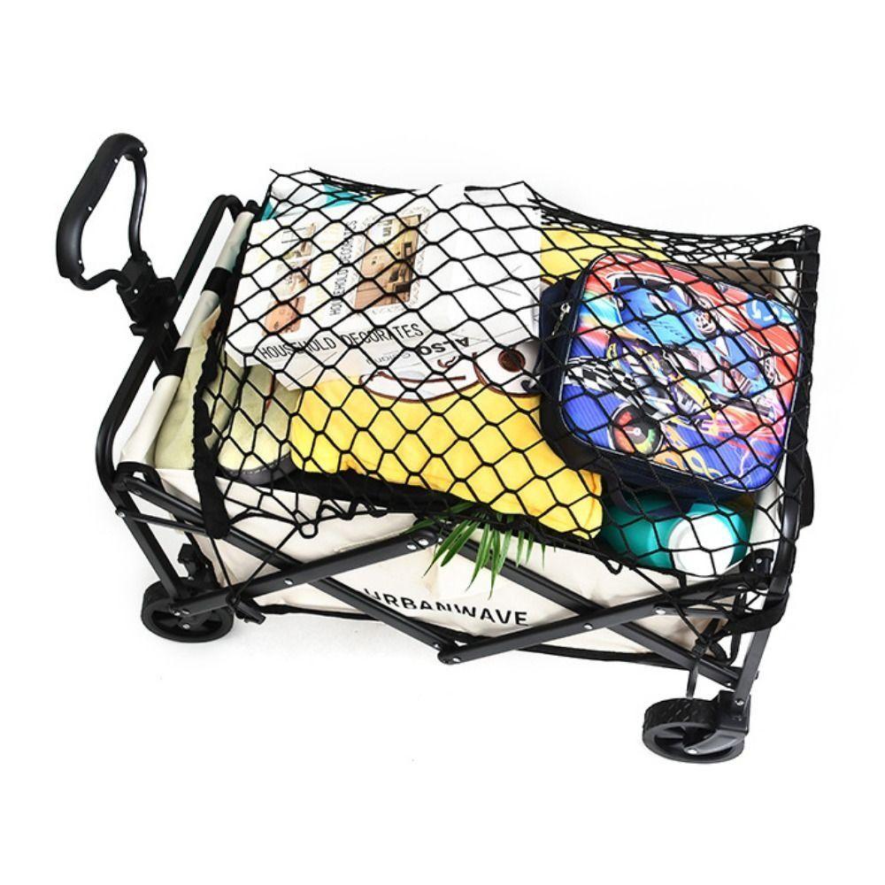 Adjustable Trunk Storage Net Double Layer Luggage Mesh Net Car Mesh Storage Bag  Back Rear Seat