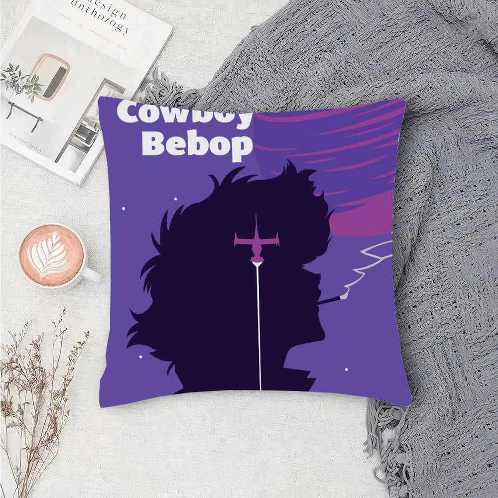Animation C-Cowboy B-Bebop Spike Pillow Case Fashion Square Pillowcase Bedroom Sofa Room Ins Decoration Leisure