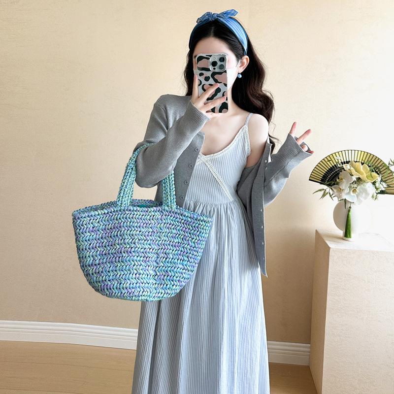Spring 2026 Korean Maternity Lace V-Neck Camisole Dress Set XL