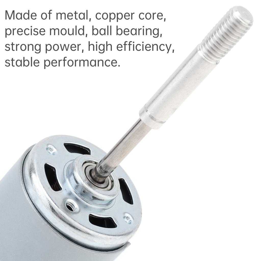 RS755 DC Fan Motor,RS775 Fan Motor 12V 3000RPM Replacement,Fit for 220V AC Electric Fan,Built-in Cooling fan,Stable Power Output