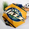 Jazz Basketball Team Umbrella 8-Frame for Travel, Camping, Casual Lightweight Portable Umbrella, Essential for Every Family Holidays Gift