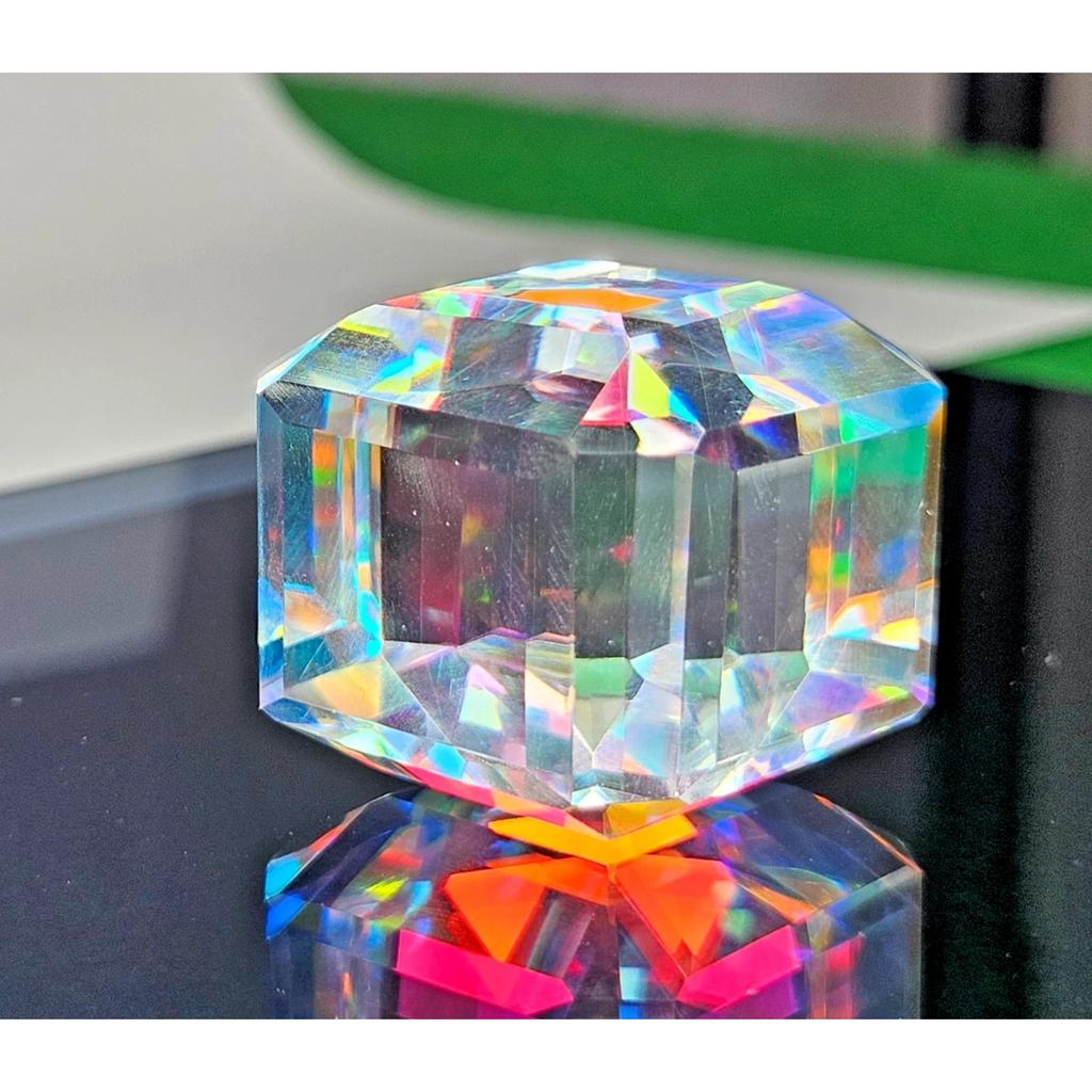 Rainbow Color Mystic Topaz 180+ Ct Cube Cut Beautiful Certified Loose Gemstone