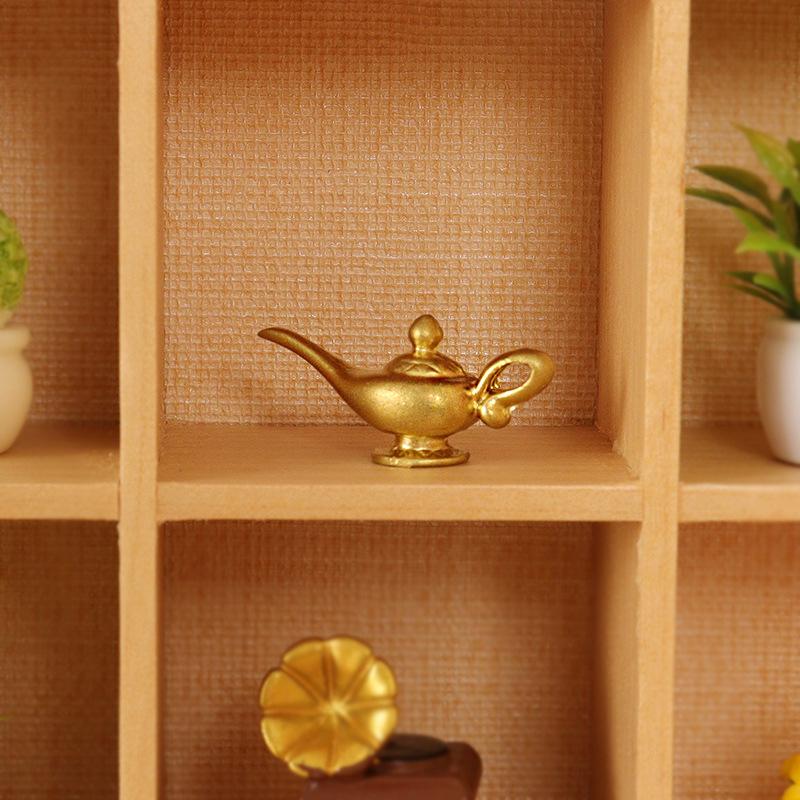 Doll House Simulation Mini Home Scene Small Teapot Model Accessories Model Ornaments