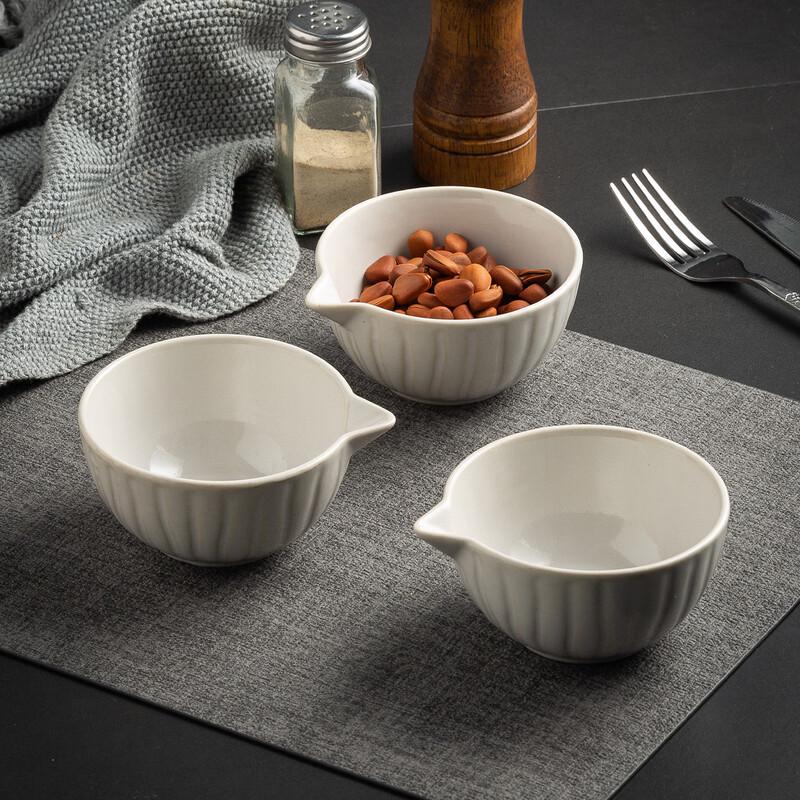 Dairuien Japanese Ceramic Spouted Serving Bowl Set