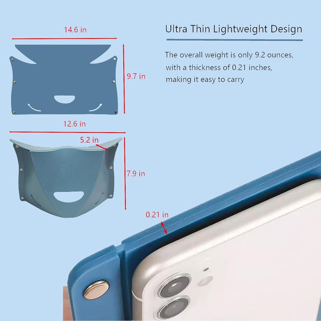 Travel Foot Rest for Airplane,Airplane Foot Rest,Portable Folding Under Desk Foot Stool,Relieves Back & Knee Pain,Comfortable for Long