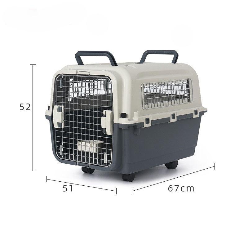 Cross-Border Airline Pet Crate for Medium & Large Dogs – Portable Space Capsule-Style Carrier with Large Capacity