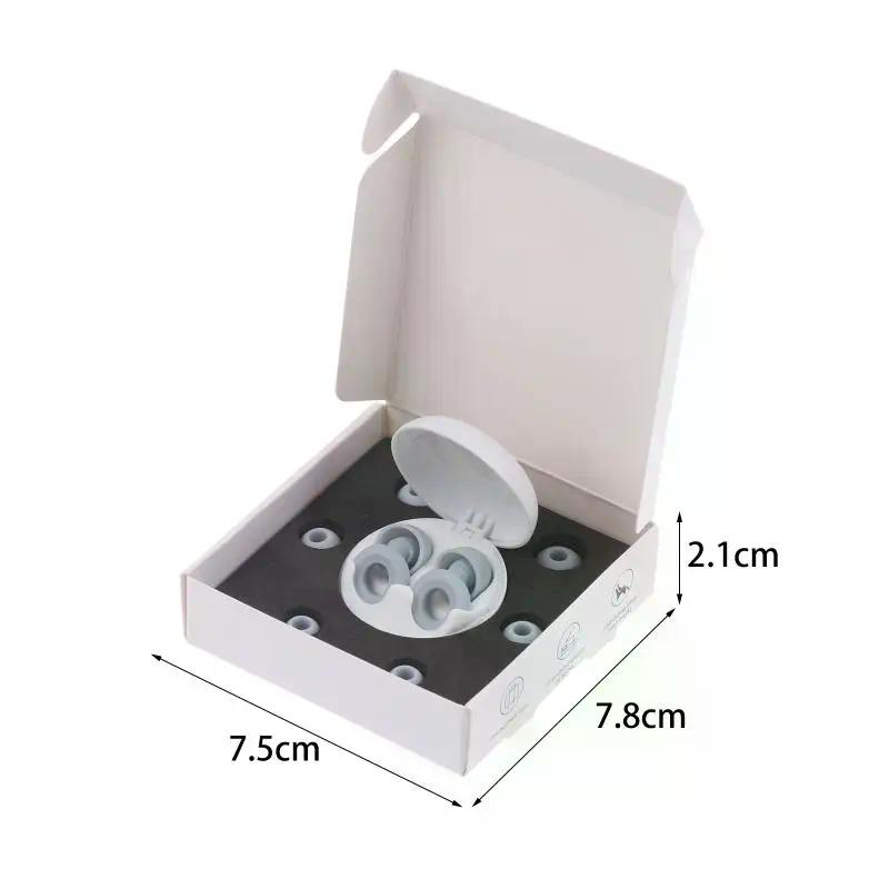 Silicone Earplugs For Sleep Insulation Dormitory Study Nap Time Noise Reduction Airplane Decompression Sleep Swimming Etc